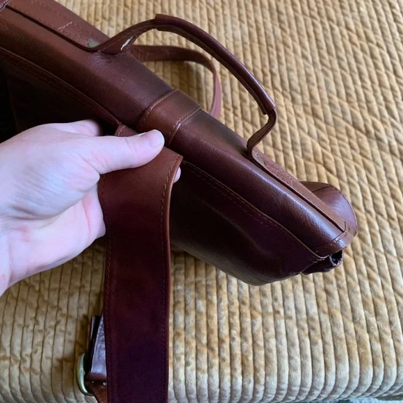 vtg 90s HOBO International Messenger Organizer - Picture 4 of 14